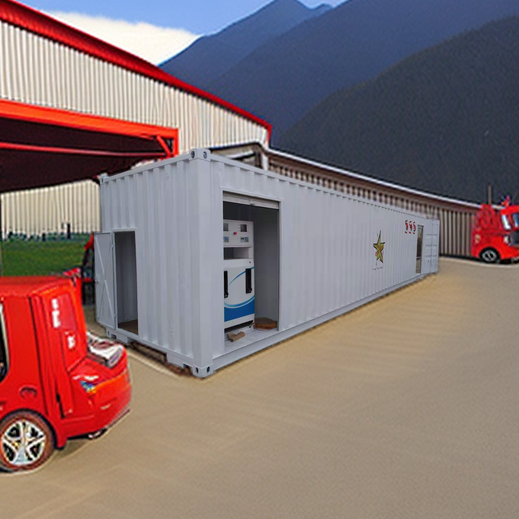 ISO standard 20 Feet and 40 feet mobile gas station Portable fuel station for sale