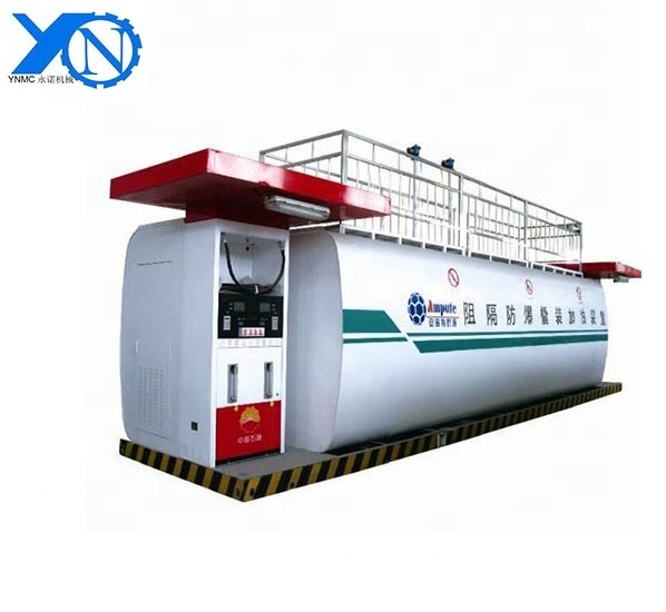 mobile fuel tank station convenient skid-mounted petrol filling machine