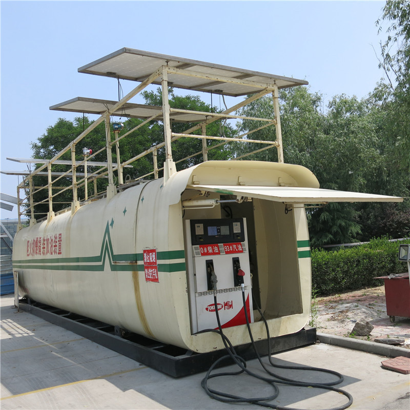 mobile fuel tank station convenient skid-mounted petrol filling machine