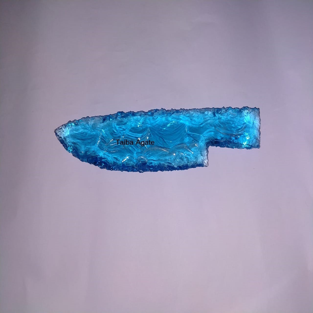 Wholesale blue obsidian Arrowhead Knife /agate glass knife:arrowhead:crystal knife:healing crystal:gemstone:agate:decor:crafts