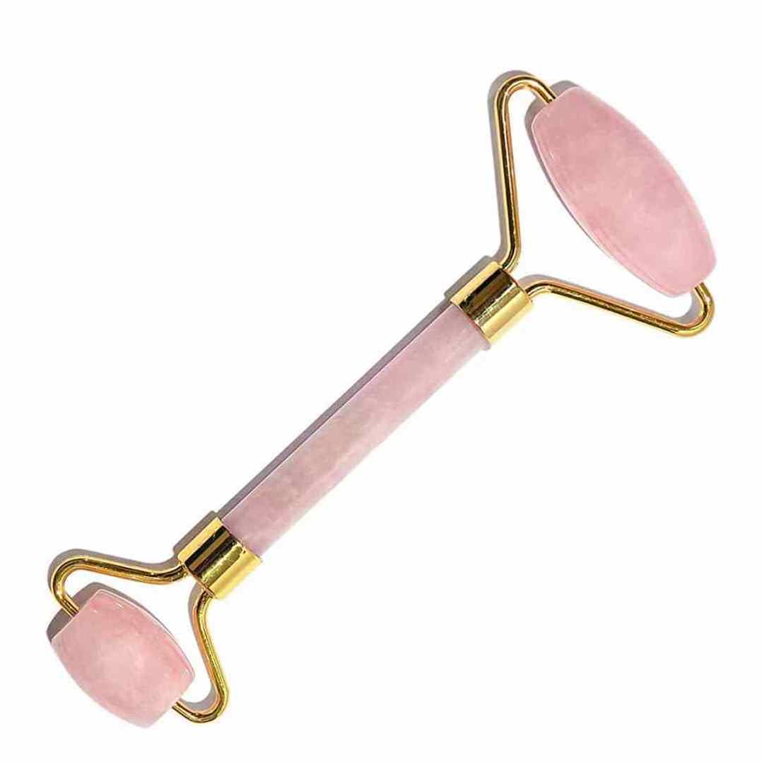 Rose quartz face massage roller: gemstone face massage roller:crystal face massage roller:healing crystal stone:gemstone:agate