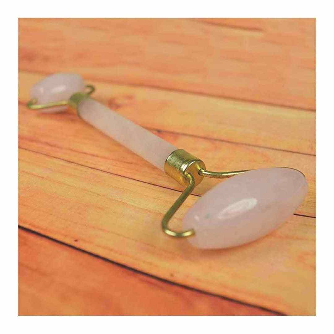 Rose quartz face massage roller: gemstone face massage roller:crystal face massage roller:healing crystal stone:gemstone:agate