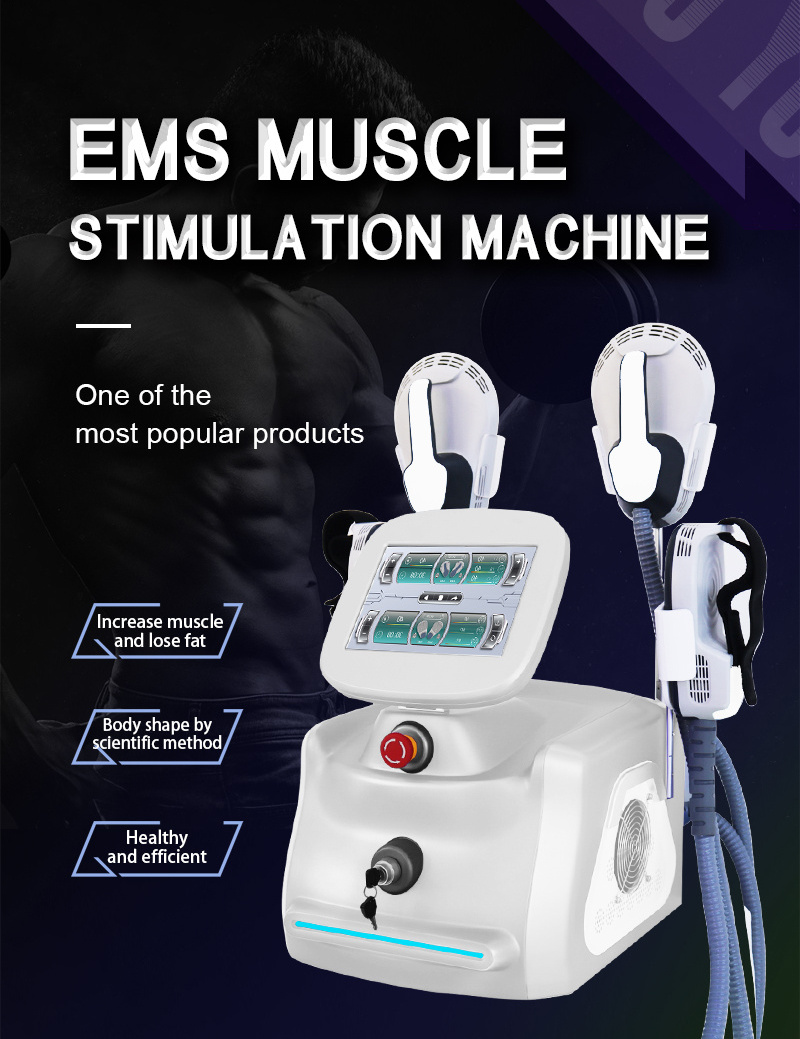 new beauty equipment 4 handles body slimming build muscle weight lose muscle stimulator machine price