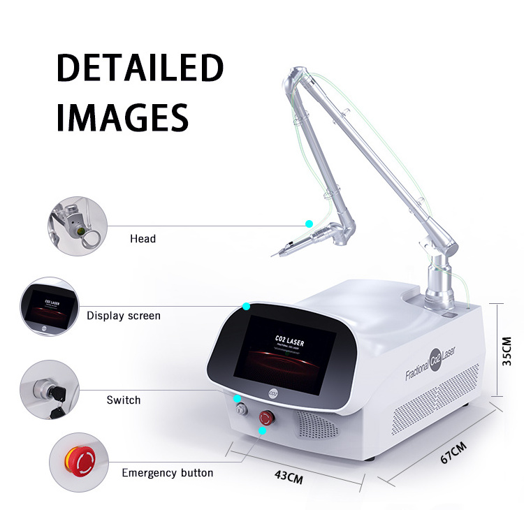 Hot Sale Portable Co2 Fractional Laser Machine Beauty Clinic Use Wrinkle Removal Sun Damage Recovery With High Precision Scanner