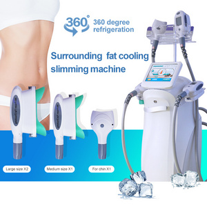 newest 360 degree cryolipolisis cooltech body sculpting double chin fat reduction weight loss machine