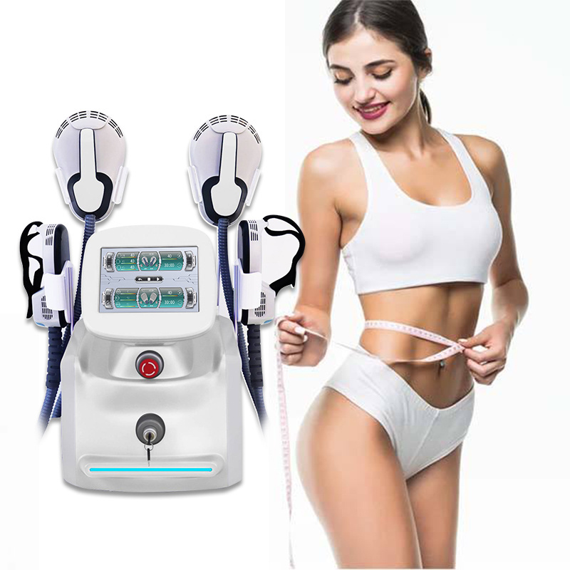 new beauty equipment 4 handles body slimming build muscle weight lose muscle stimulator machine price