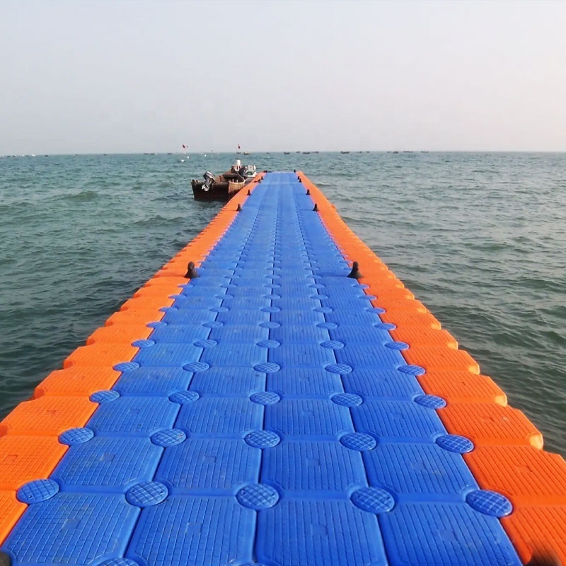 Modular pontoon cubes floating dock jet ski boat floats walkway bridge platform