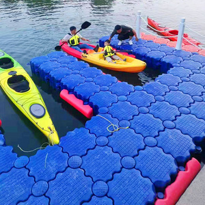 Hot selling source factory plastic water platform color can be customized floating dock floating dock floating bridge