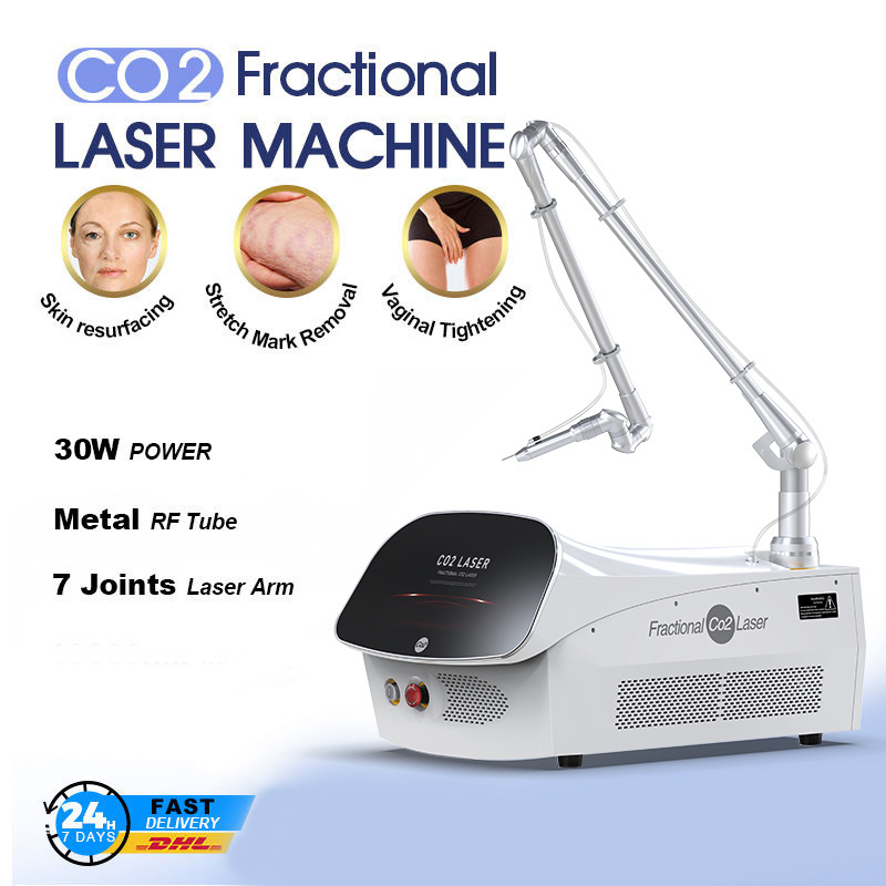 Portable 10600nm Fractional Co2 Laser System Beauty Machine Fraccionado For Scar Removal Vaginal Rejuvenation Machine