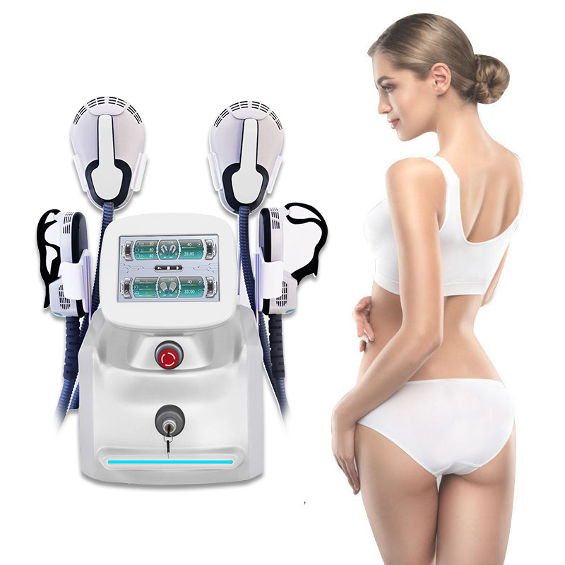 Ems Body Sculpting Device 4 Treatment Handles Strong Power Frequency Adjustable Butt Lift Increase Muscle&Lose Fat Equipment