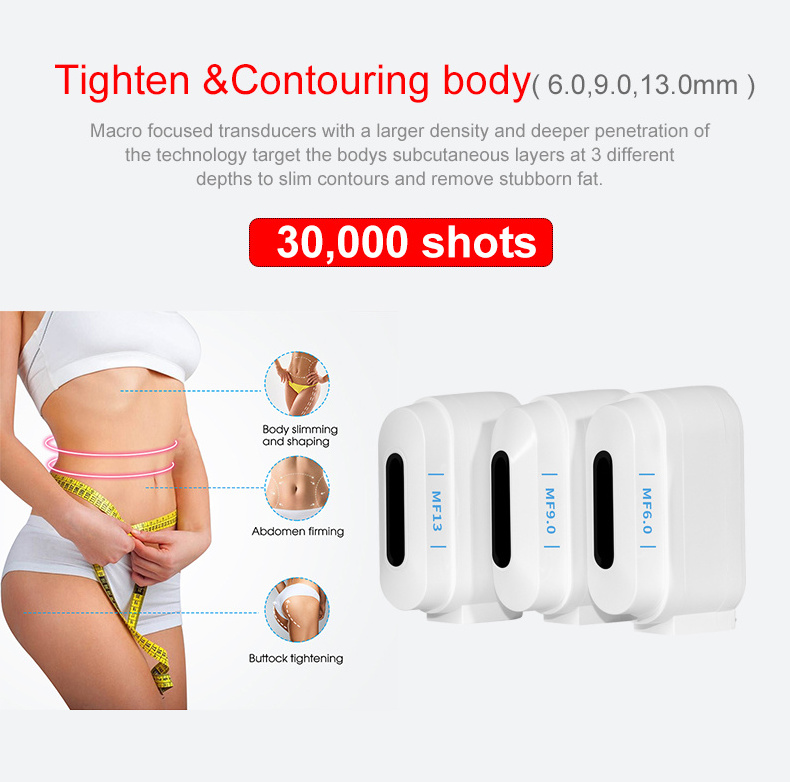 7D high intensity focused ultrasound hifu 9d facial y corporal ultherapie machine hifu face lifting