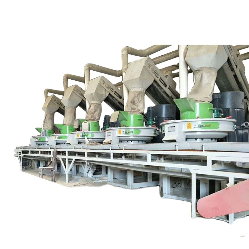 2024Hot Selling Vertical Industrial Durable Ring Die Vertical Biomass Sawdust Wood Pellet Mill