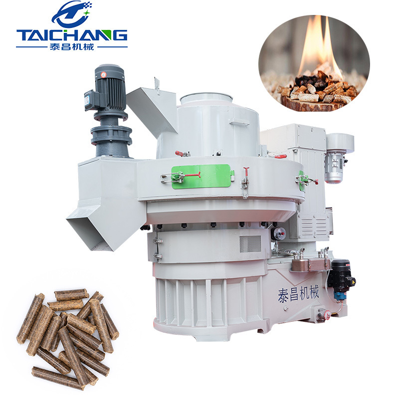 Hot sale high capacity 1.5-4 t/h biomass Ring Die Wood Granulator Pellet Mill