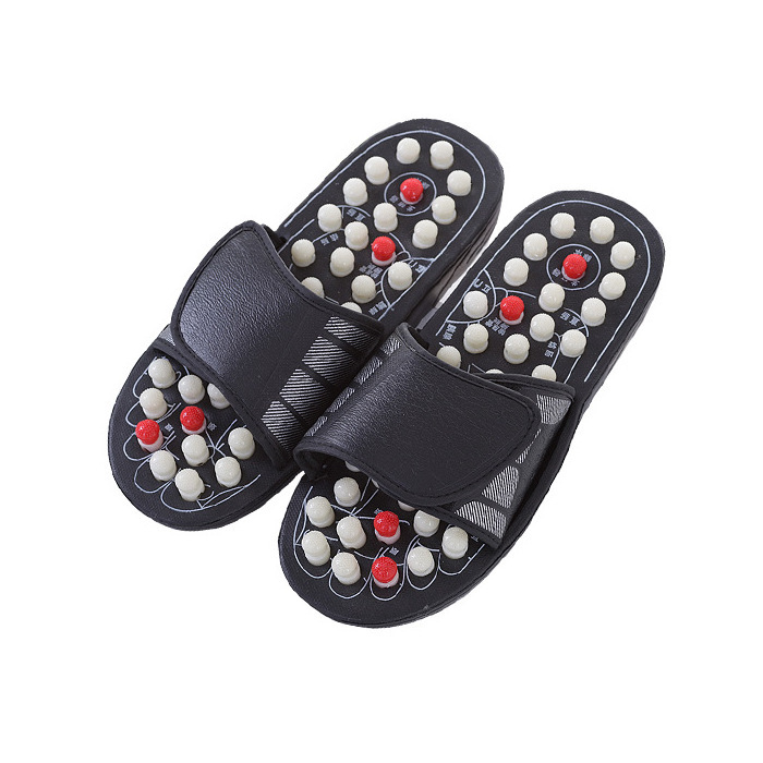 Adjustable Acupressure Open Toe Foot Flat Massage Men Women Slipper Sandals