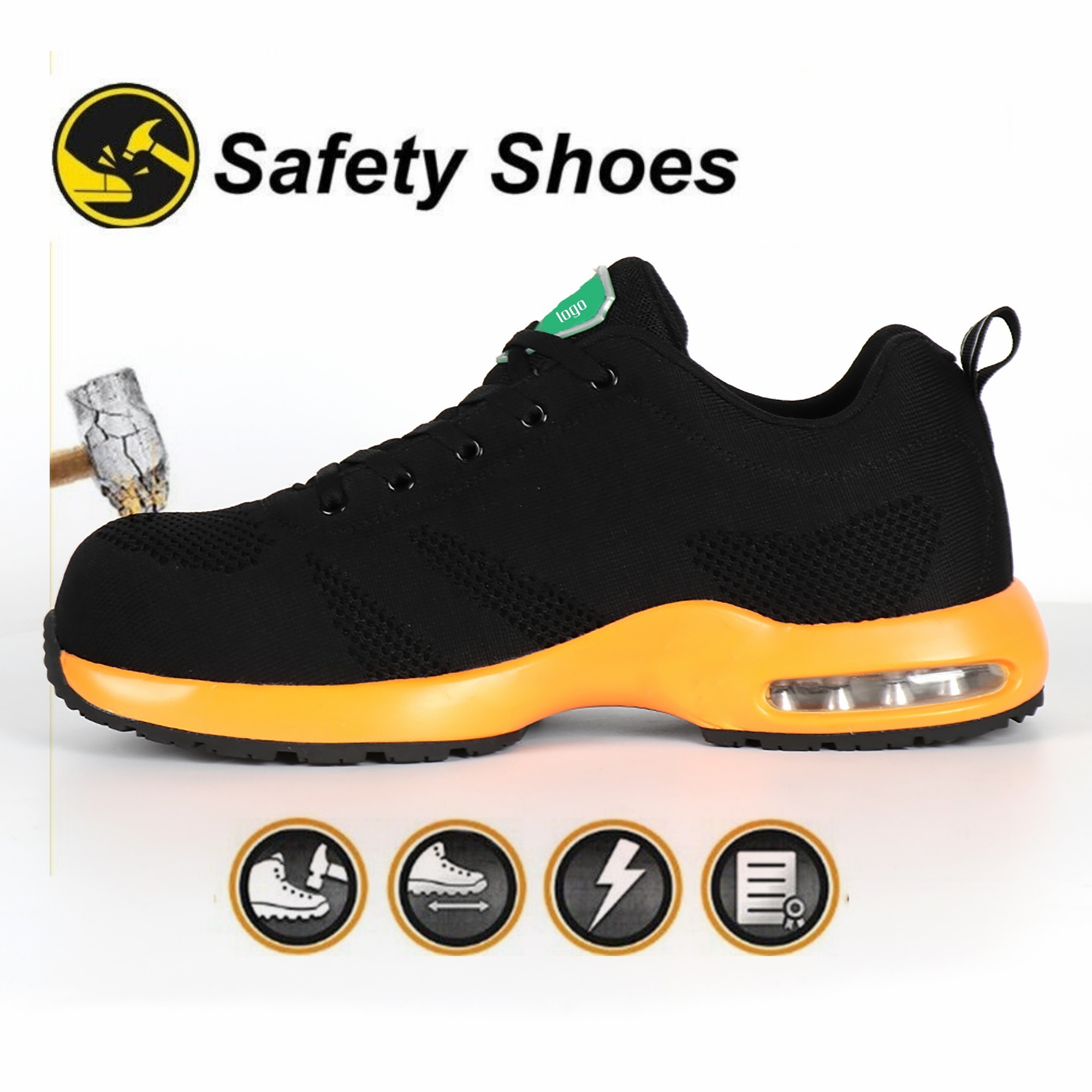 tenis de seguridad industrial botas de trabajo shoes work boots for men safety shoes work boots