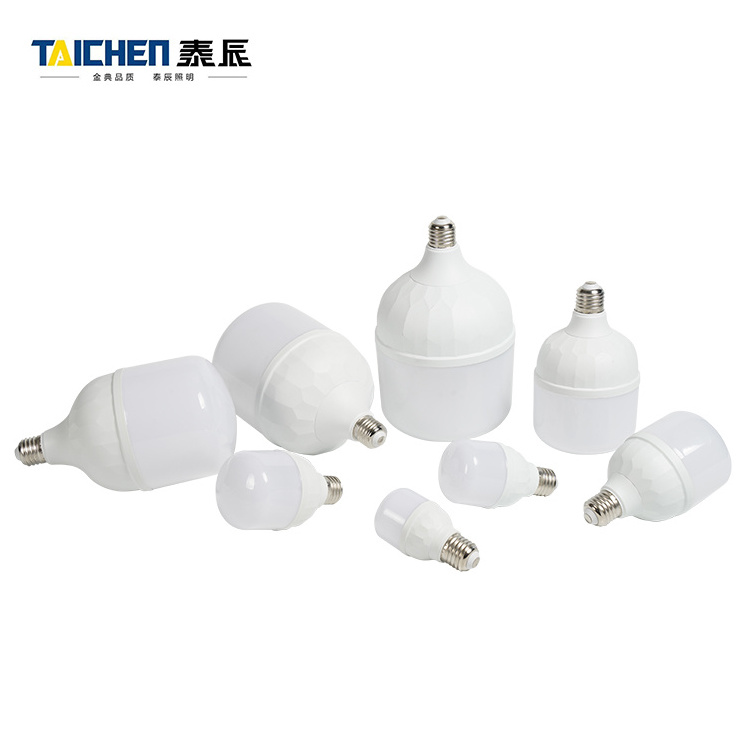 Customize SKD IC Driver Aluminum Indoor T Shape E27 B22 Bulb 5 10 15 20 30 40 50 60 Watt Led Light Housing