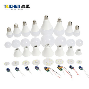 Morden Design Indoor Plastic Clad Aluminum A Shape 3w 5w 7w 9w 12w 15w 18w 22w E27 B22 Led Bulb Lamp For Home