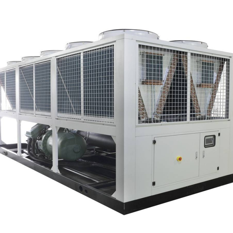 2024 New chiller Air-cooled screw chiller is used for beverage fermentation cooling laser cooling