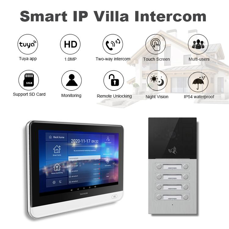 7 inch wireless wifi hd 2 way smart home ip video intercom system gate doorbell camera kit ring door bell phone