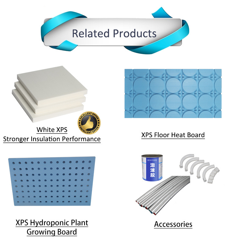 Modified XPS Extruded Polystyrene Sheet Blue Foam Board Insulation Price