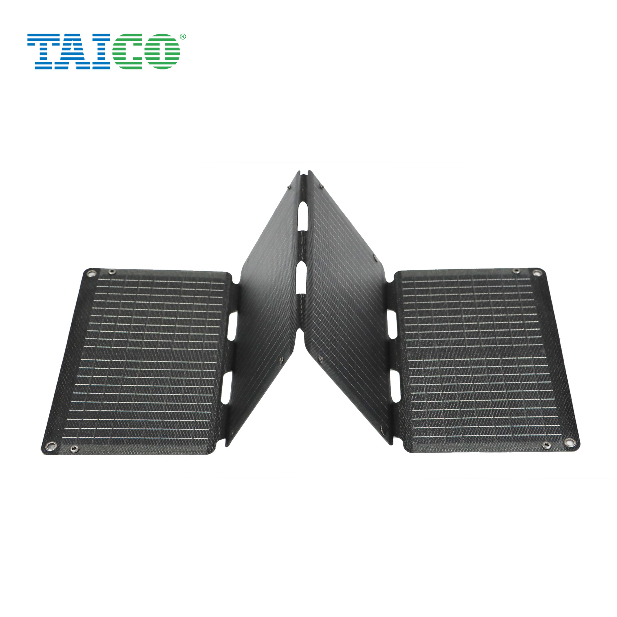 TAICO High Efficiency Foldable Solar Panels 60w 80w 100w 120w 18v Black flexible solar panels portable panel