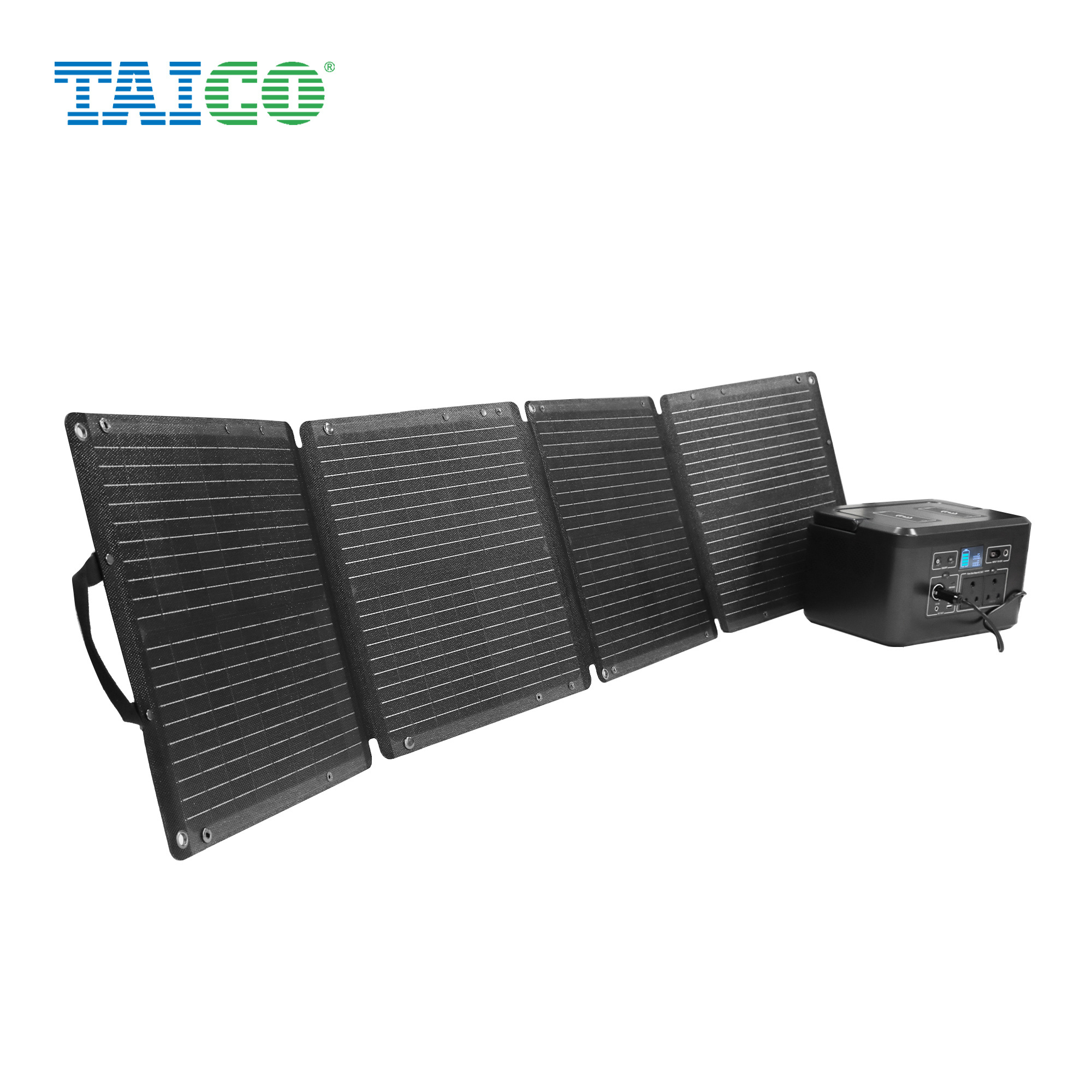 TAICO Waterproof ETFE portable foldable solar panel kit 100w 120w 160w 200w 240w 300w 400w charger for outdoor camping