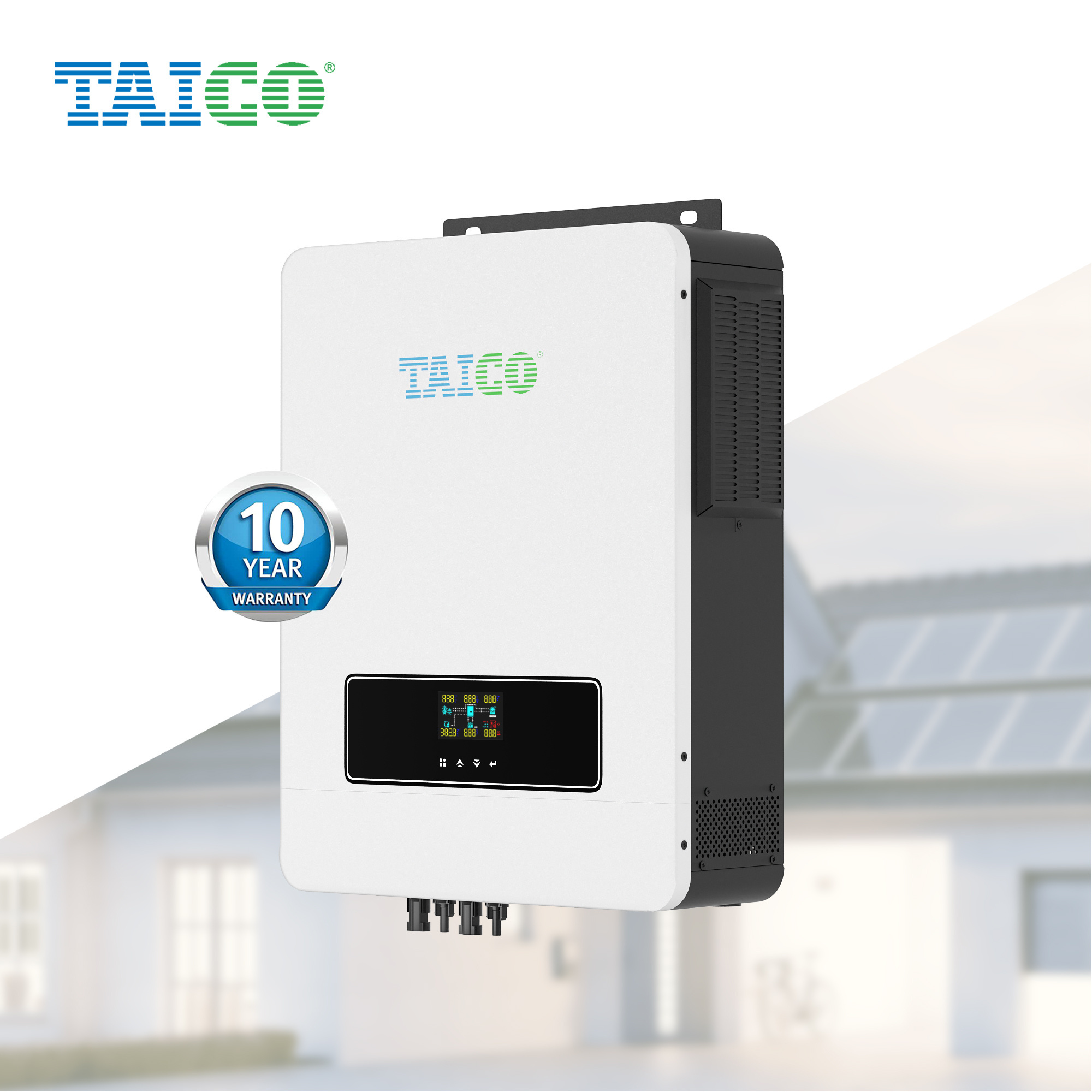 TAICO solar 3.5kw 5.5 kw hybrid off-grid solar inverter 3500 watt 5500w inverter off grid solar inverter built in Mppt