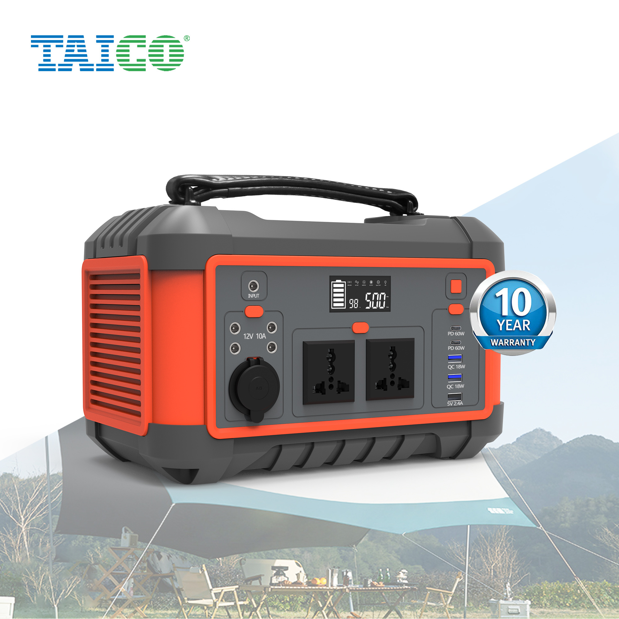 High Power 600WH 600W Portable Power Station AC 110V Outlet Solar Charging portable power banks