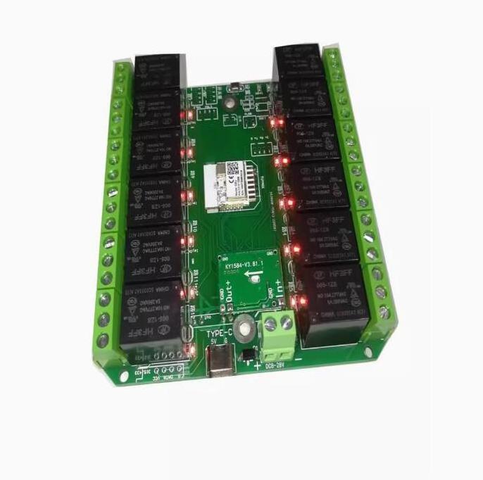 Taidacent 433mhz 12V 24V 4CH 12CH Multi-channel Zigbee Relay Module Zigbee Dimmer Smart Relay Switch Panel Board