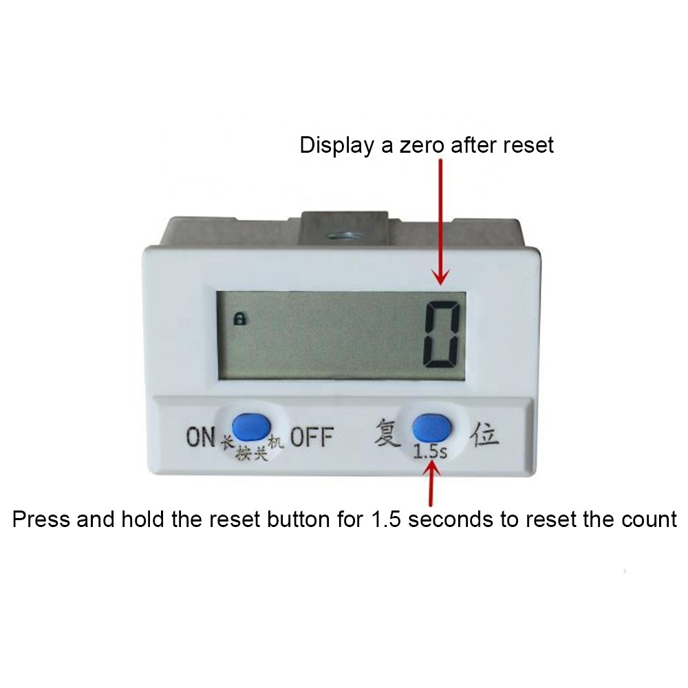 Taidacent Smart Punch Electronic Digital Display Counter Magnetic Rotation Counting Sensor 6 5 Digit Counter Industrial Counting