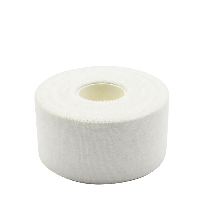 3.8cmx9.1m Cotton sports tape white tape finger guard wrist knee ankle bandage Basketball football guard foot fixing tape