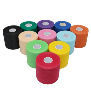 2023 Hot Sale Factory Wholesale 7cm 27m 30yds Under wrap Foam Bandage Prewrap High Elasticity  prevention sports injuries