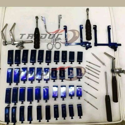 Brand New Casper Cervical Vertebral Column Retractor Set OEM Blue Spine Orthopedic Instruments Approved & Excellent Quality Prod