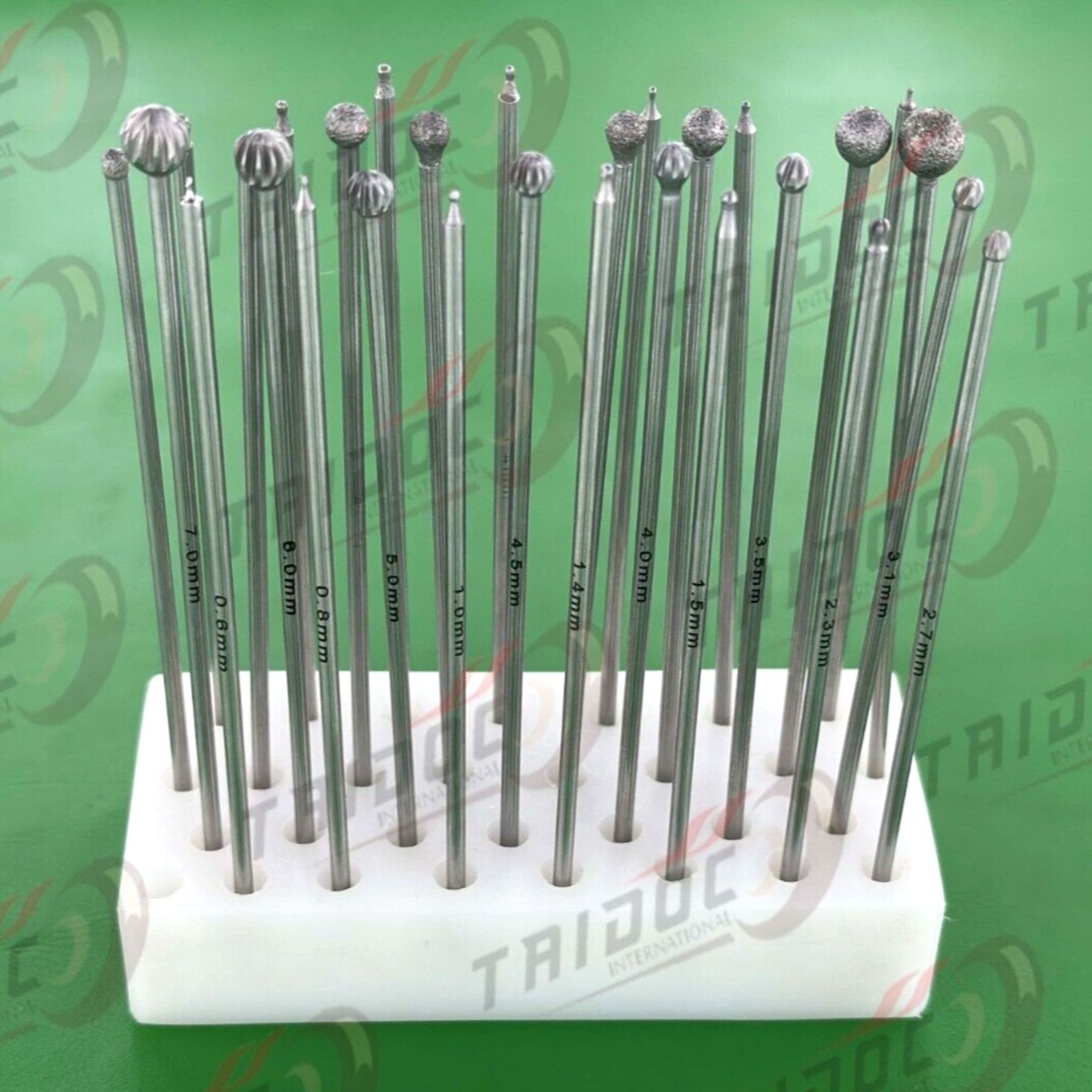 Burs Diamond & Burrs Tungsten Carbide Set Of 29Pcs ENT Instruments Diamond Burrs