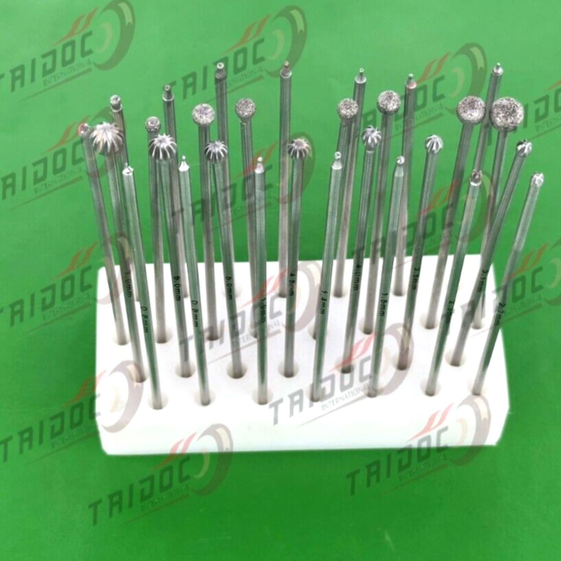 Burs Diamond & Burrs Tungsten Carbide Set Of 29Pcs ENT Instruments Diamond Burrs