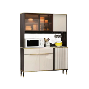 Modern light luxury luxury wall living room cabinet side cabinet with drawer storage and glass display