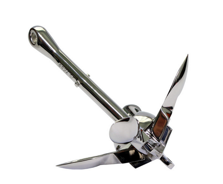 Stainless Steel Folding Anchor Marine Anchor Four Claw Anchor