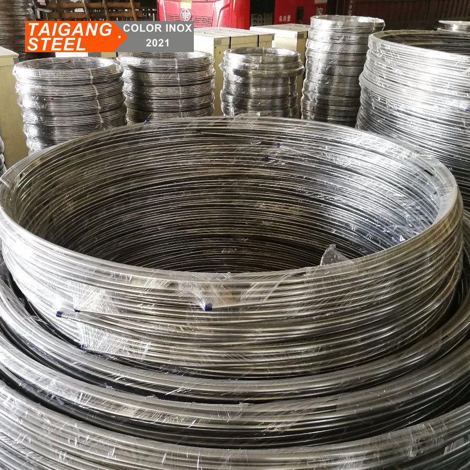 TISCO factory direct selling 304 Stainless Steel Coil Tube 9.52*1.24m Stainless Steel Coil tubing for Oil Field