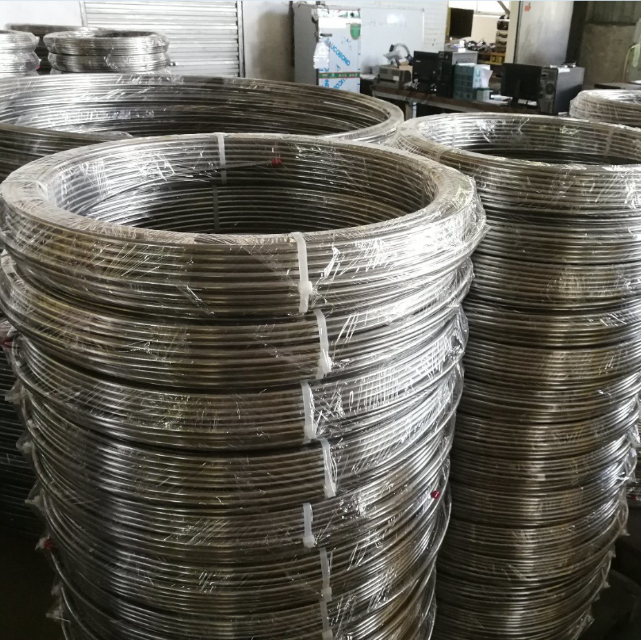 TISCO factory direct selling 304 Stainless Steel Coil Tube 9.52*1.24m Stainless Steel Coil tubing for Oil Field