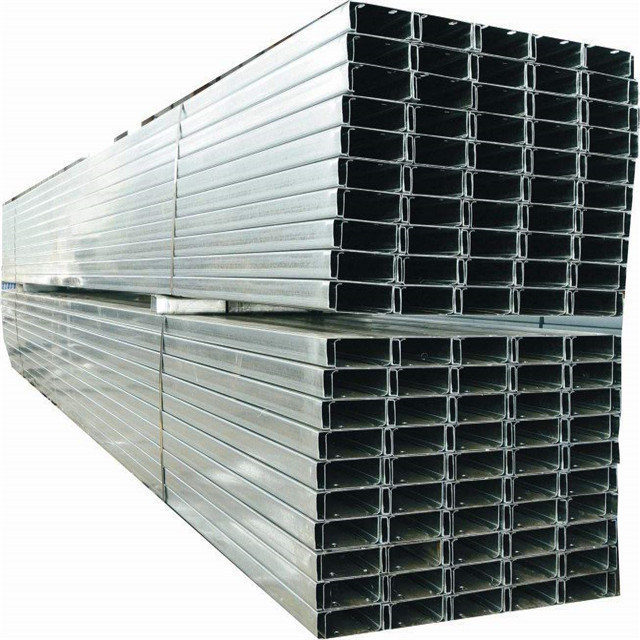 ms channel steel price galvanized steel c channel purlins