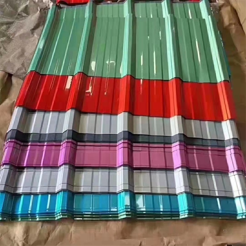 Galvanized Corrugated Steel Roofing Sheet Zinc Coated PPGI  Roofing Sheet