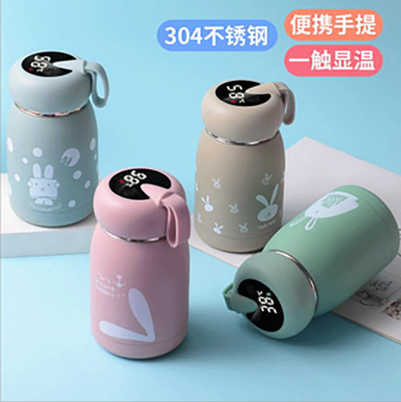 320ml Cartoon sports Vacuum Cup thermos Stainless Steel flask Water Bottle Thermal mug mini coffee thermos