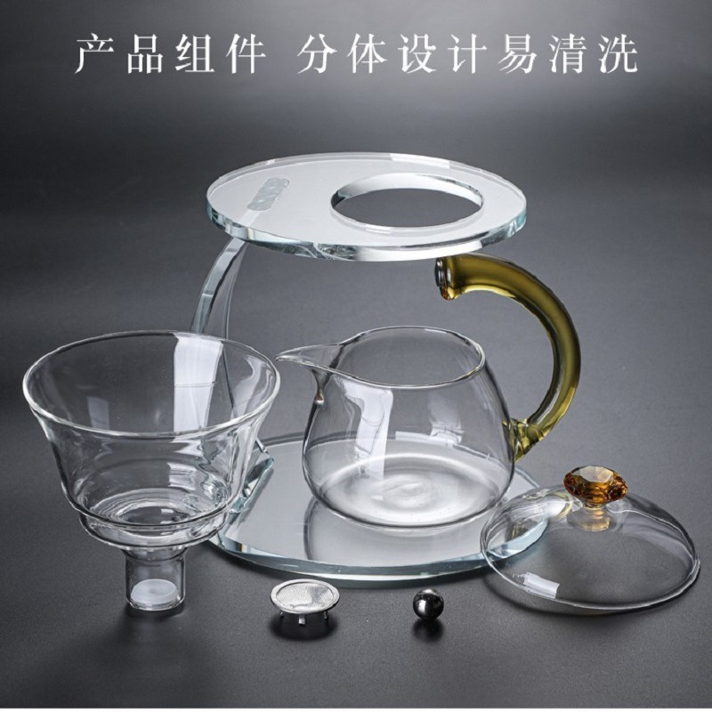 hot selling borosilicate glass tea pot with removable infuser