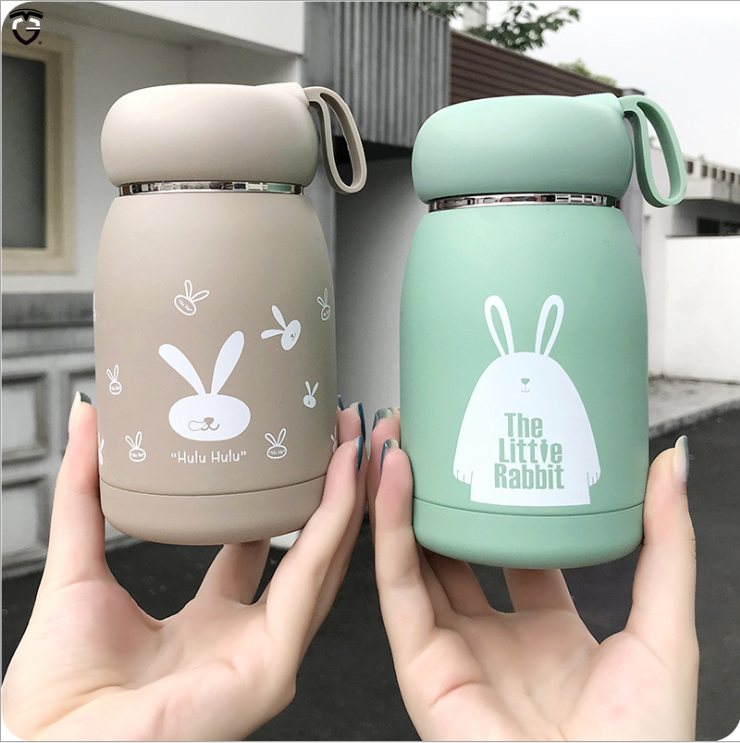 320ml Cartoon sports Vacuum Cup thermos Stainless Steel flask Water Bottle Thermal mug mini coffee thermos