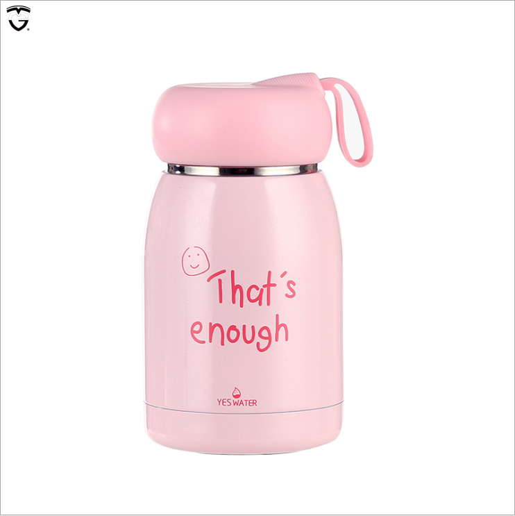 320ml Cartoon sports Vacuum Cup thermos Stainless Steel flask Water Bottle Thermal mug mini coffee thermos