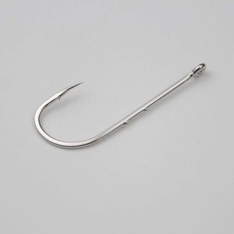 TAIGEK 12# - 6/0# Double Backstabbing Long Shank Baitholder Live Bait Sea Saltwater Fishing Hook