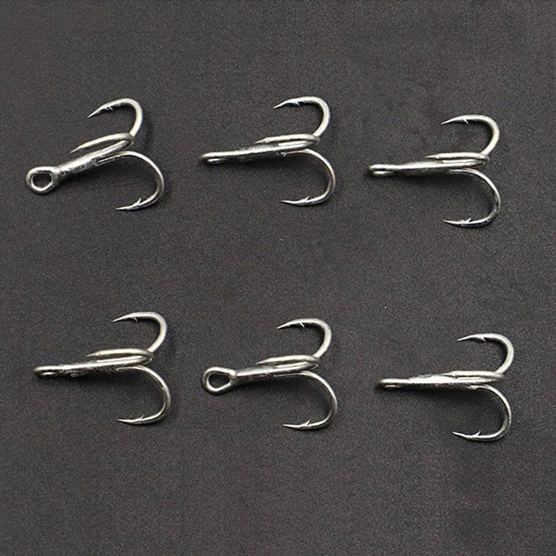 Fishing Hooks Strong Three Anchor FishHooks High Carbon Steel Treble Hooks Sea Carp Fishing Worm Lure Rock Hooks