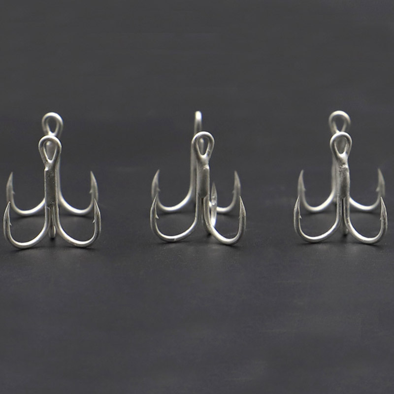 Fishing Hooks Strong Three Anchor FishHooks High Carbon Steel Treble Hooks Sea Carp Fishing Worm Lure Rock Hooks