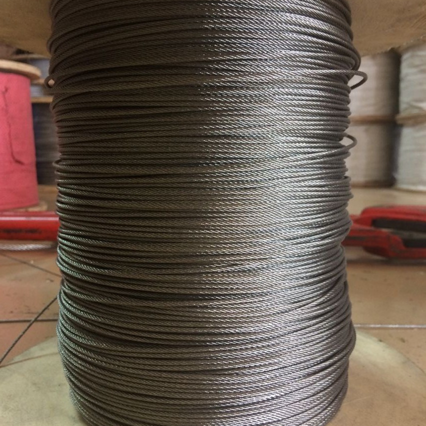 Stainless steel wire rope ,7x7 fence 50mm steel wire rope cable wire electrical