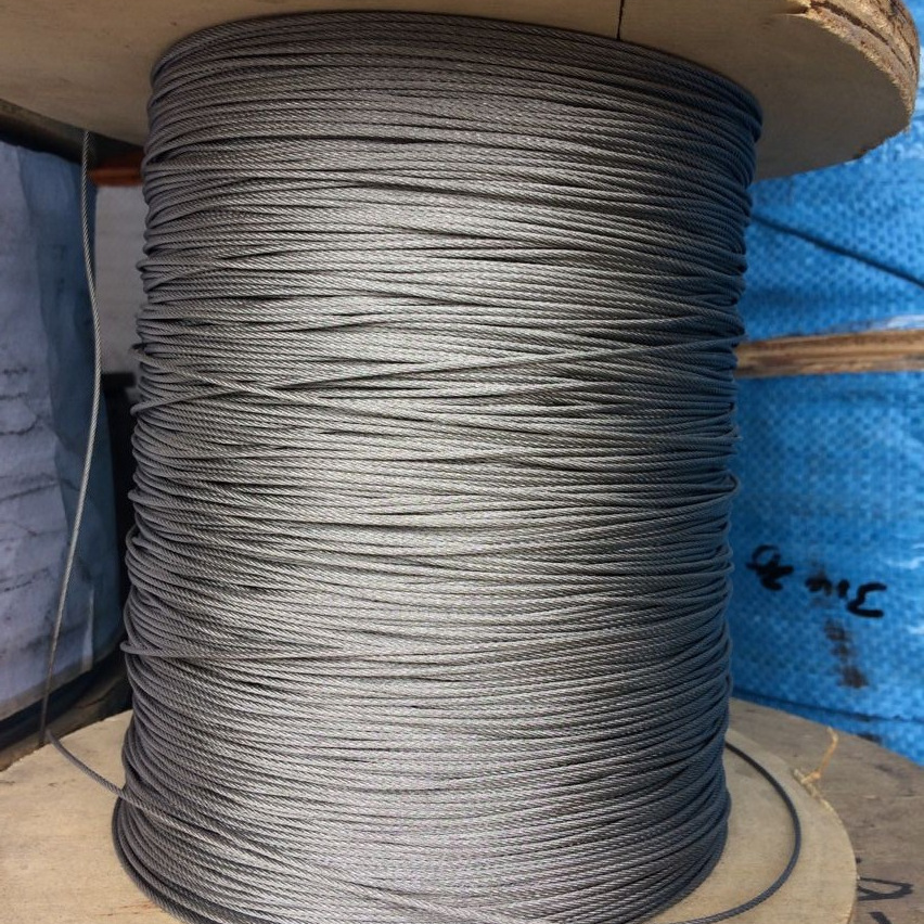 Stainless steel wire rope ,7x7 fence 50mm steel wire rope cable wire electrical